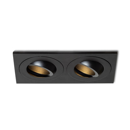 RENDL recessed light GALO II recessed black 230V LED GU10 9W IP65 R14226 2