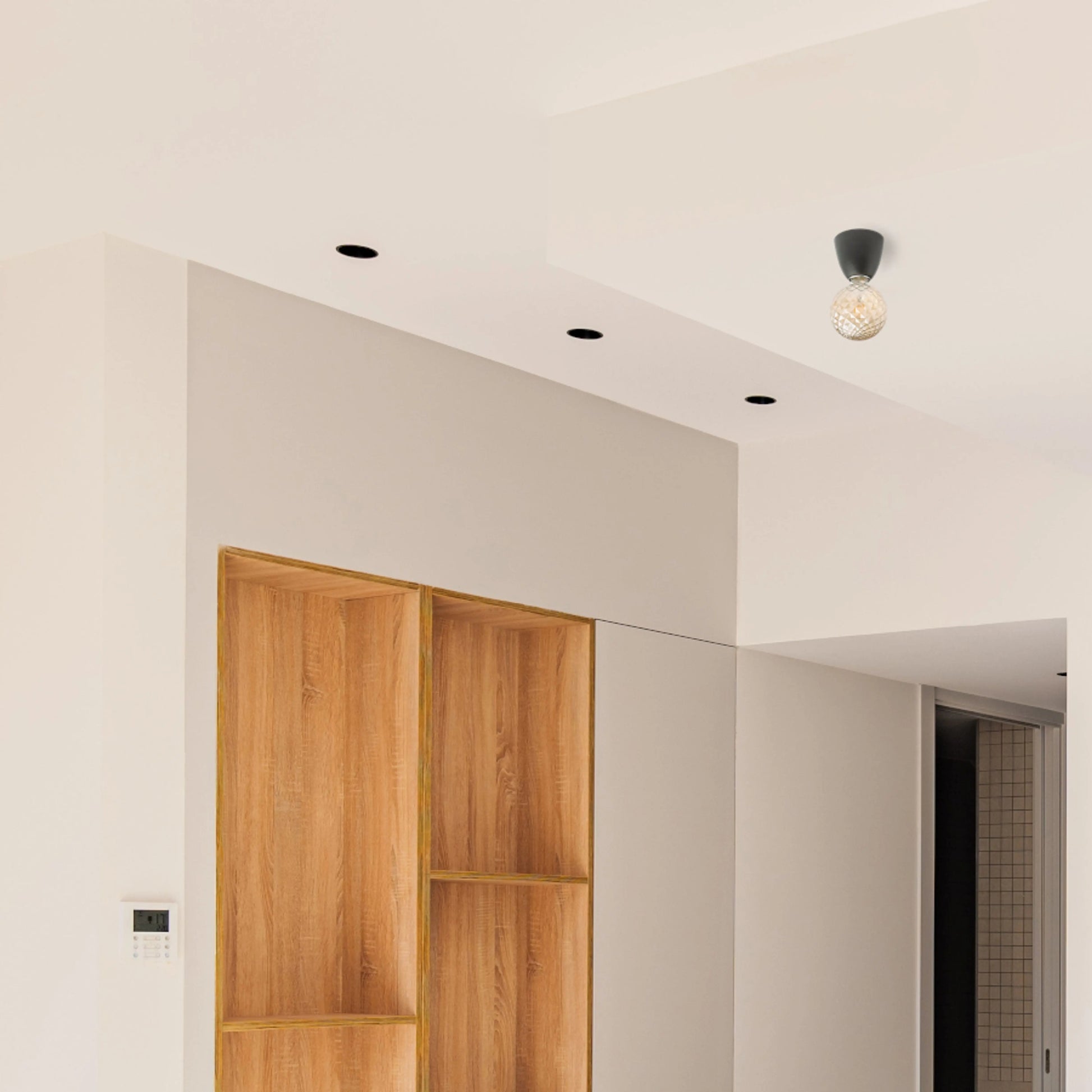 RENDL recessed light ORCO recessed black 230V LED GU10 9W R14258 3