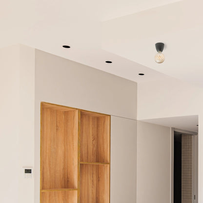RENDL recessed light ORCO recessed black 230V LED GU10 9W R14258 3