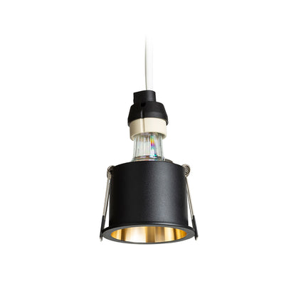RENDL recessed light ORCO recessed black/gold 230V LED GU10 9W R14259 3