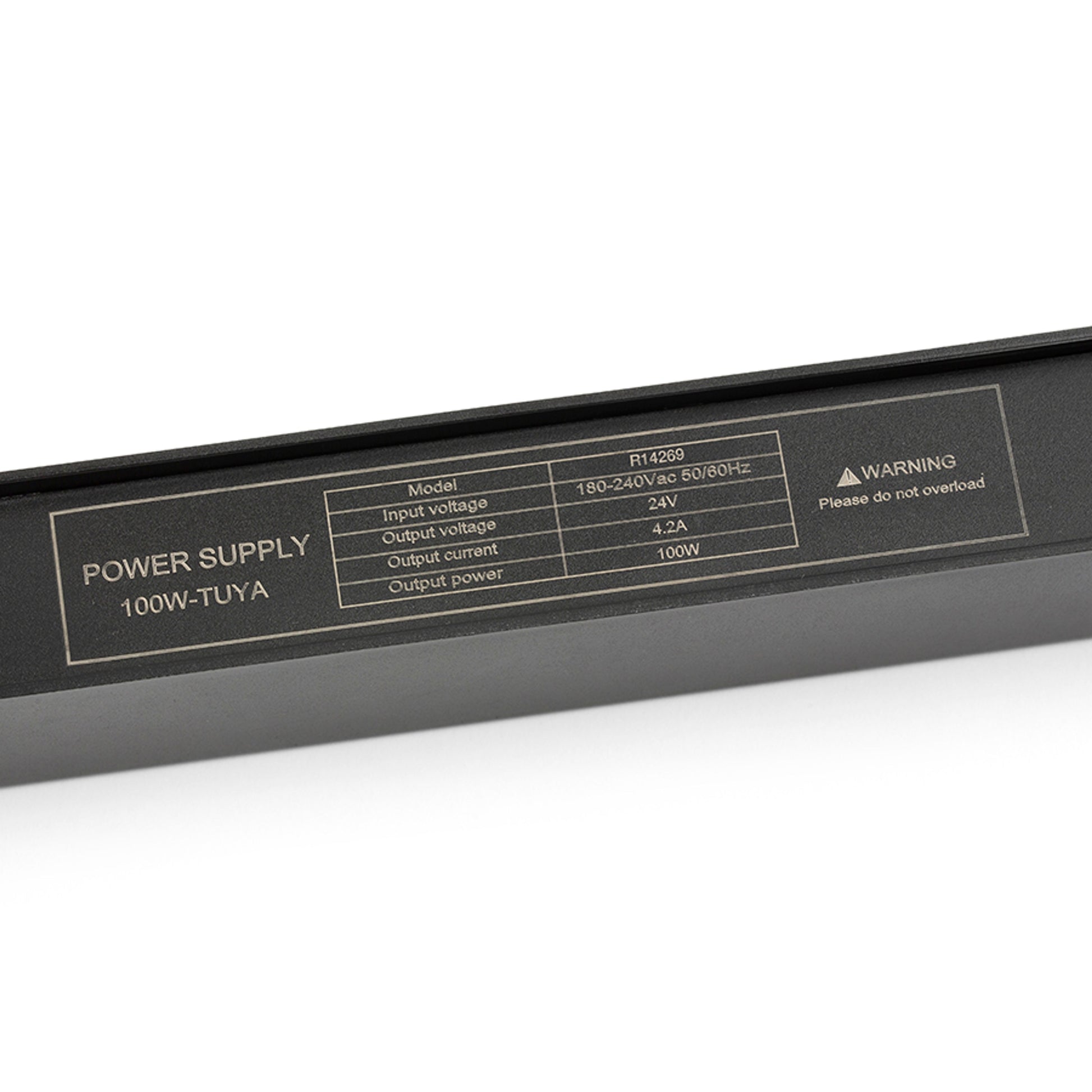 RENDL Ultra-thin track system VEGA TUYA DIMM driver black 230V/24= 100W R14269 4