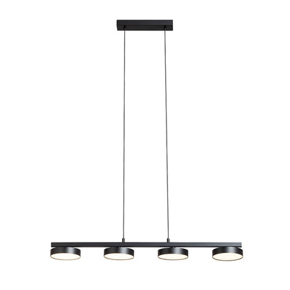 RENDL pendant lamp ARETHA IV pendant black  230V LED 4x12W  3000K R14424 6