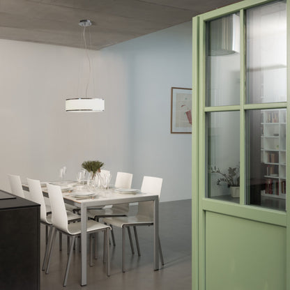 RENDL pendant lamp CASSABLANCA LED 40  pendant  chrome/glass 230V LED 35W  3000K R14551 2